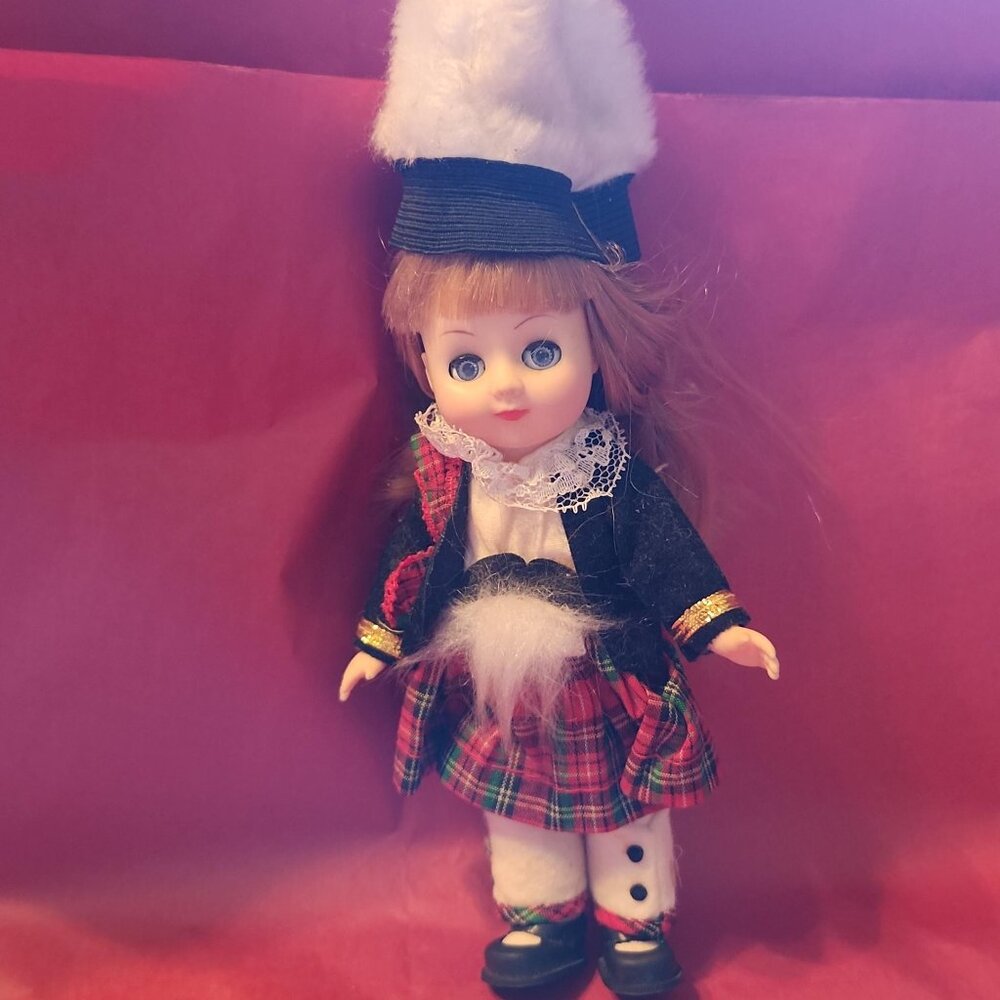 Vintage Vogue Ginny Scotland doll.  1977. Made in Hong Kong.